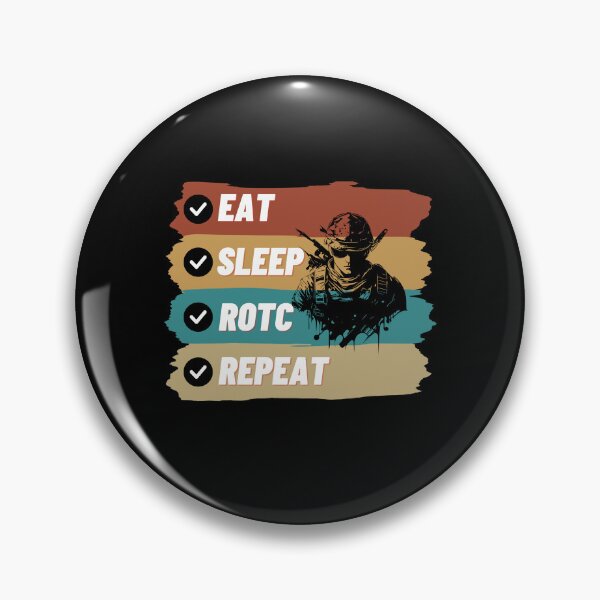 Artikelvorschau, Eat Sleep ROTC Repeat Lustig entworfen und verkauft von BarDesign.