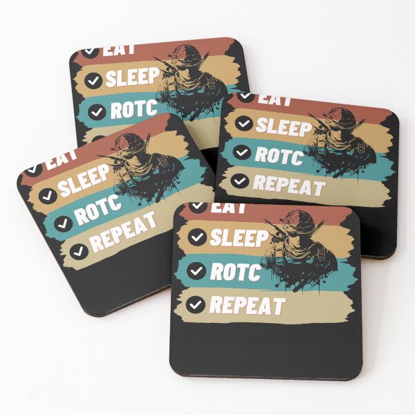 Item preview, Eat Sleep ROTC Repeat Funny  designed and sold by BarDesign.