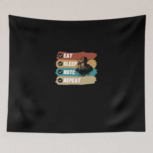 Item preview, Eat Sleep ROTC Repeat Funny  designed and sold by BarDesign.