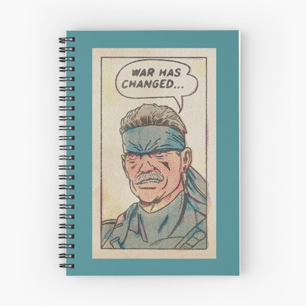 Item preview, "War Has Changed" Old Snake comic book panel fan art designed and sold by MarkScicluna.