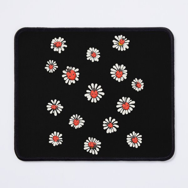 Item preview, Ladybugs Daisies Chamomile Marguerites Retro Gardeners designed and sold by r-silver.