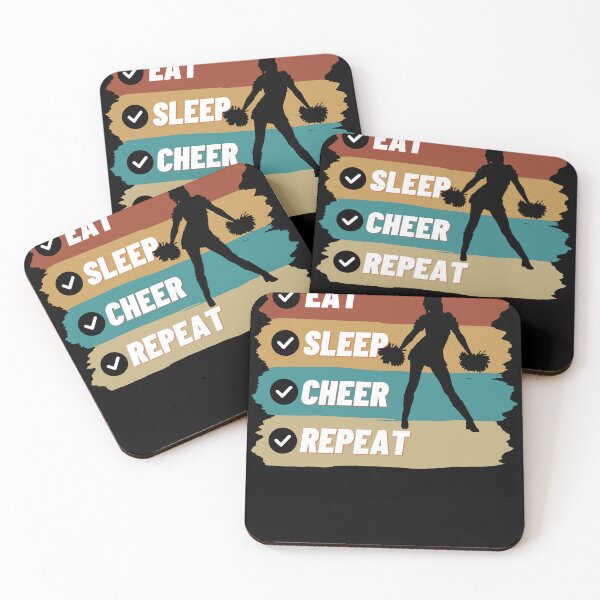 Item preview, Eat Sleep Cheer Repeat Funny  designed and sold by BarDesign.