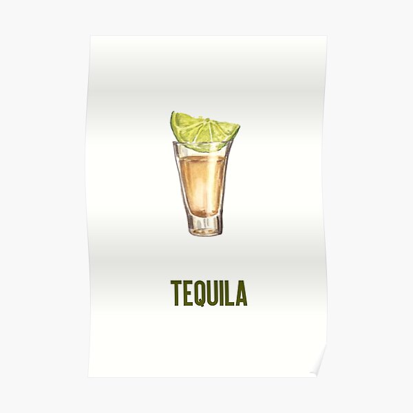 Tequila Shot Poster Poster