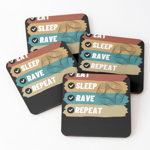 Item preview, Eat Sleep Rave Repeat Funny  designed and sold by BarDesign.
