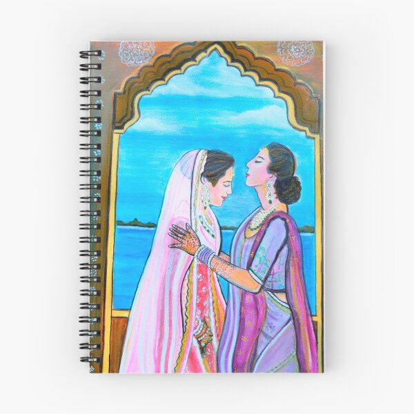 Item preview, Indian Bride and mom wedding day designed and sold by artbymanjiri.