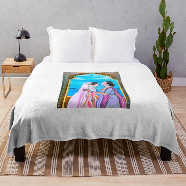 Item preview, Indian Bride and mom wedding day designed and sold by artbymanjiri.