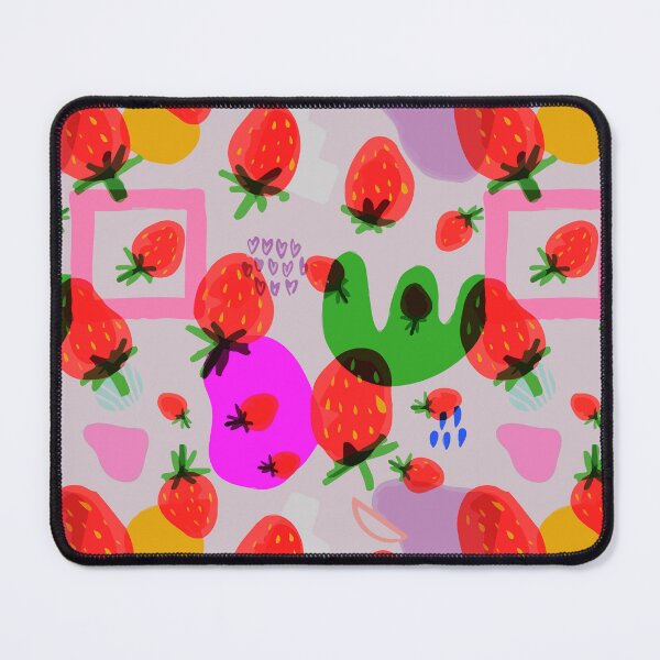 Item preview, Strawberry pattern Retro Vintage - Stylish charm of bygone times designed and sold by SketchyPedals.