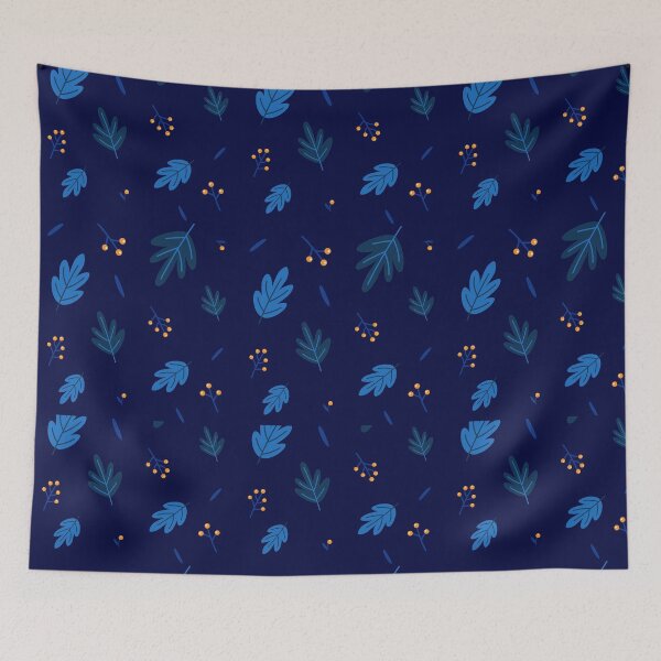 Item preview, Winter leaves Floral patterns designed and sold by IftinDesigns.
