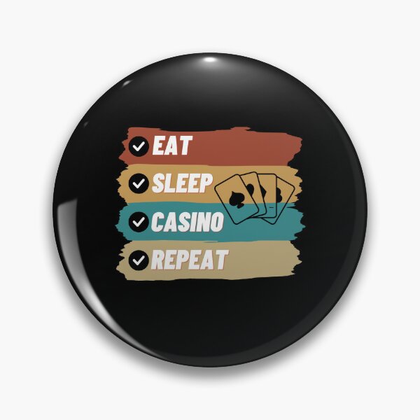 Item preview, Eat Sleep Casino Repeat Funny  designed and sold by BarDesign.