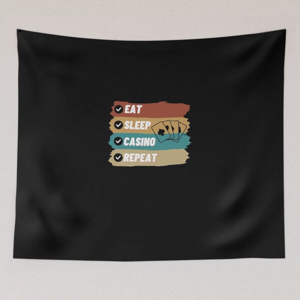 Item preview, Eat Sleep Casino Repeat Funny  designed and sold by BarDesign.