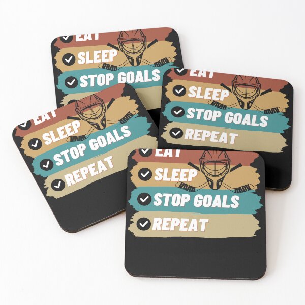 Item preview, Eat Sleep Stop Goals Repeat Funny  designed and sold by BarDesign.