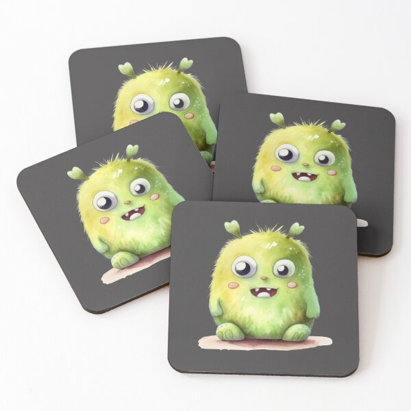 Item preview, Greenie the Fluffy Monster T-shirt  designed and sold by MonkeyMental.