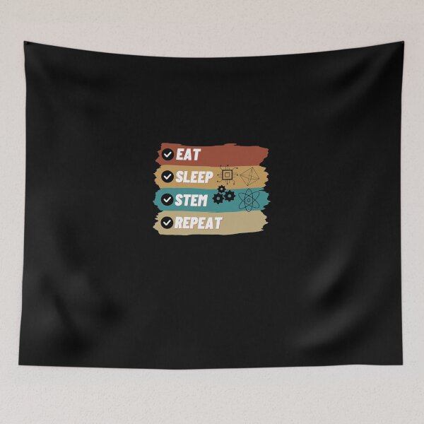 Item preview, Eat Sleep Stem Repeat Funny  designed and sold by BarDesign.