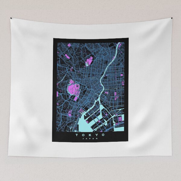Item preview, tokyo maps designed and sold by iqbalgarint.