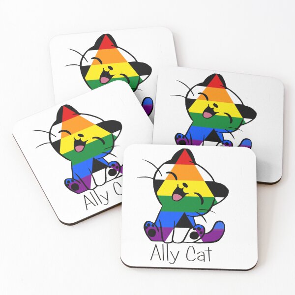 Item preview, Ally Cat LGBTQ designed and sold by conmeoodenn.