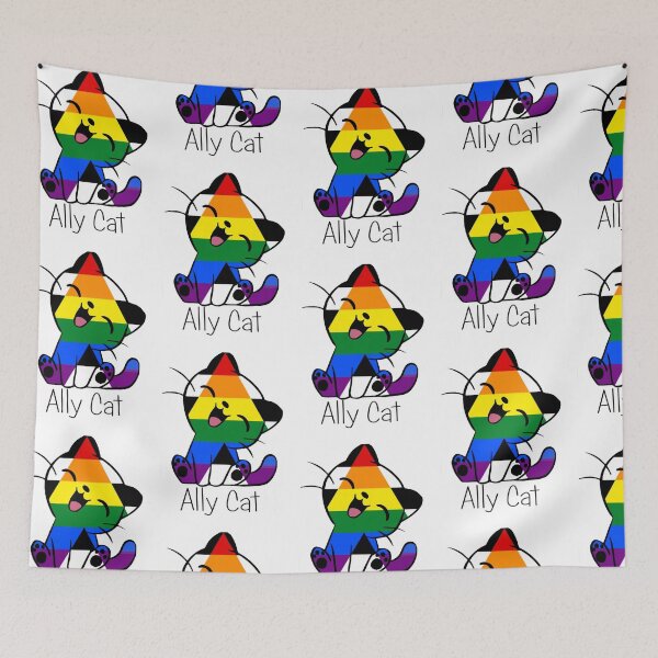 Item preview, Ally Cat LGBTQ designed and sold by conmeoodenn.