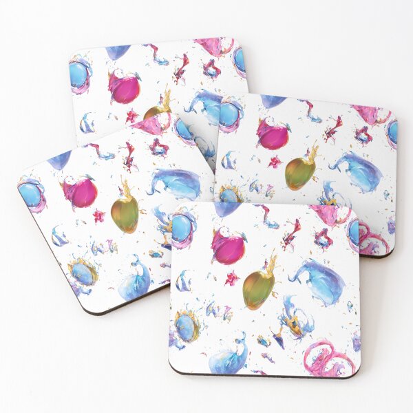 Item preview, Colorful water droplet pattern designed and sold by YPSimon.