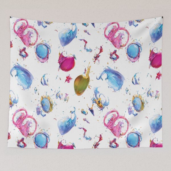 Item preview, Colorful water droplet pattern designed and sold by YPSimon.