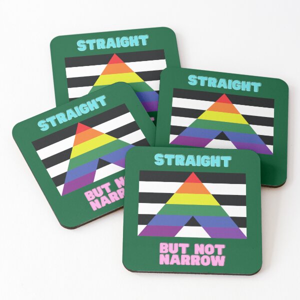Item preview, Straight but not Narrow - Straight ally Flag designed and sold by conmeoodenn.