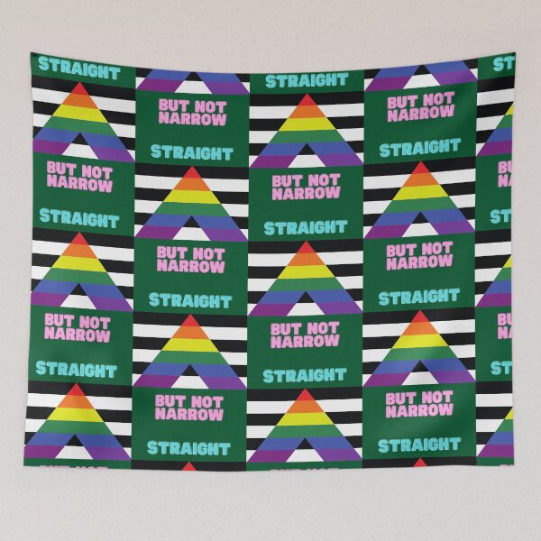 Item preview, Straight but not Narrow - Straight ally Flag designed and sold by conmeoodenn.