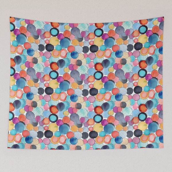 Item preview, Intersection of life - water color - colorful cycle designed and sold by Pixelboys.