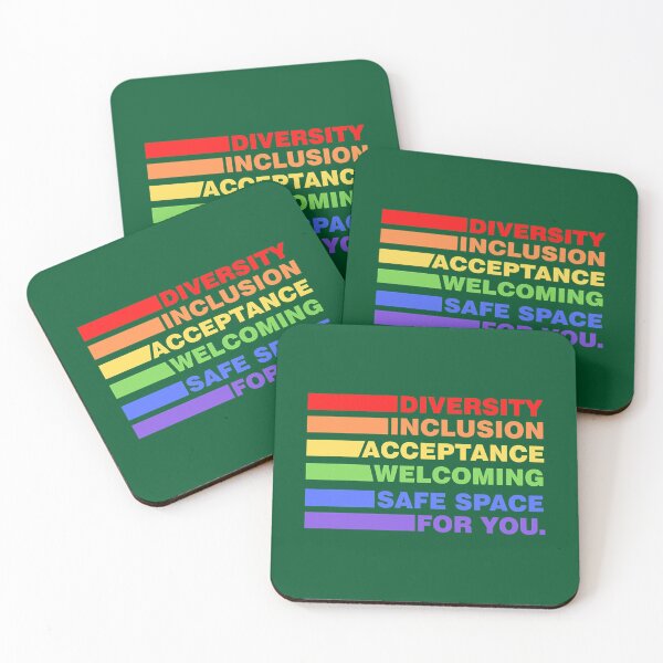 Item preview, Diversity Inclusion Acceptance welcoming safe space for you.- Safe Space LGBTQ designed and sold by conmeoodenn.