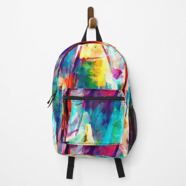 Item preview, Harmonious Contrasts: A Symphony of Blues, Reds, and Pinks in Abstract Art designed and sold by cece4410.