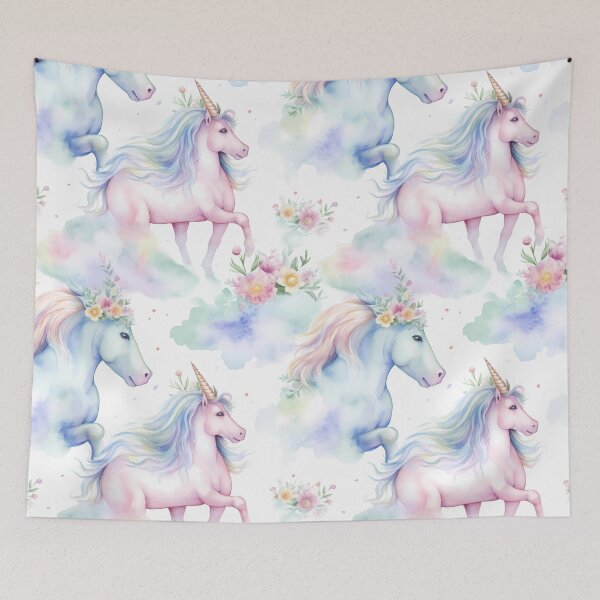 Item preview, Pastel Unicorn Design - Kid Pattern designed and sold by KameliaStudio.