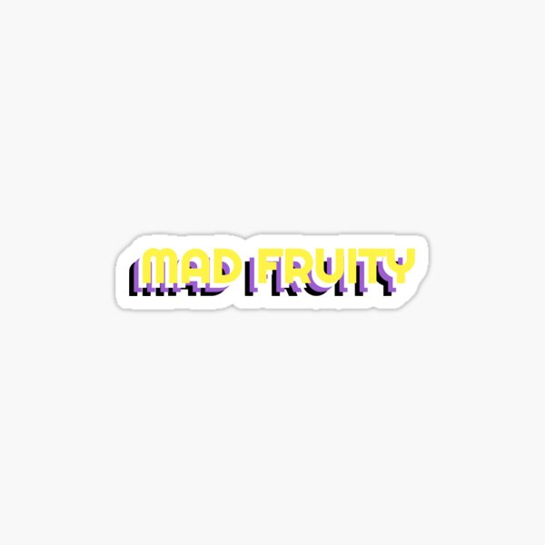 Item preview, MAD FRUITY - NON BINARY FLAG designed and sold by Claire Ramsey.