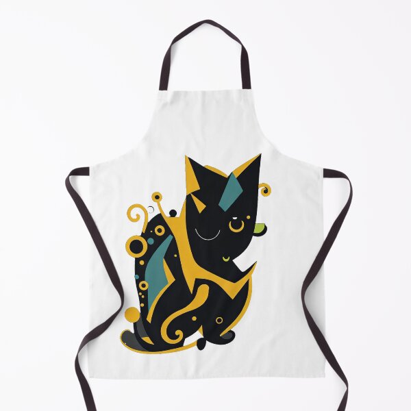 Item preview, Abstract colorful cat muzzle illustration designed and sold by platobanpo.
