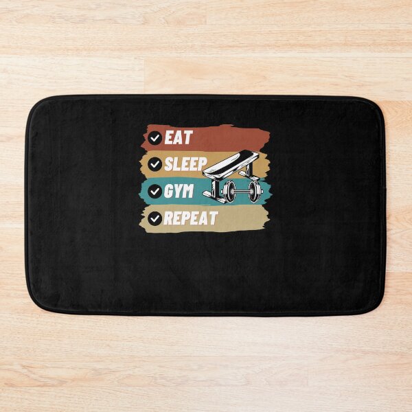Item preview, Eat Sleep gym Repeat Funny  designed and sold by BarDesign.