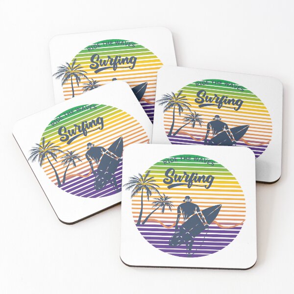 Item preview, Ride the waves surffing surf lover sunset holidays enjoying  designed and sold by DESIGNIRIS.