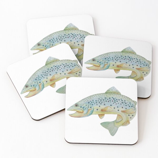 Item preview, Watercolor Trout designed and sold by boberweiser.