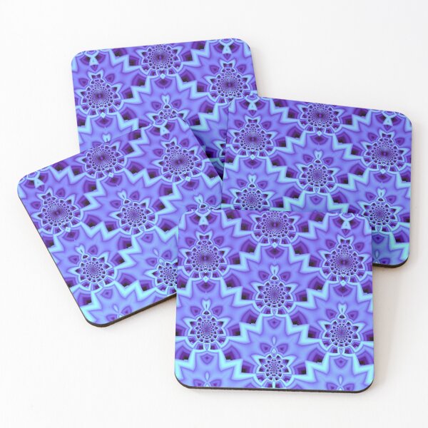 Item preview, Violet Recurring Fractal Damask  designed and sold by pinkal.