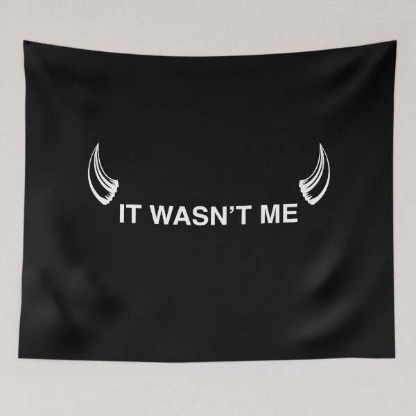 Item preview, It wasn't me (devil horns) designed and sold by EarlGrey88.