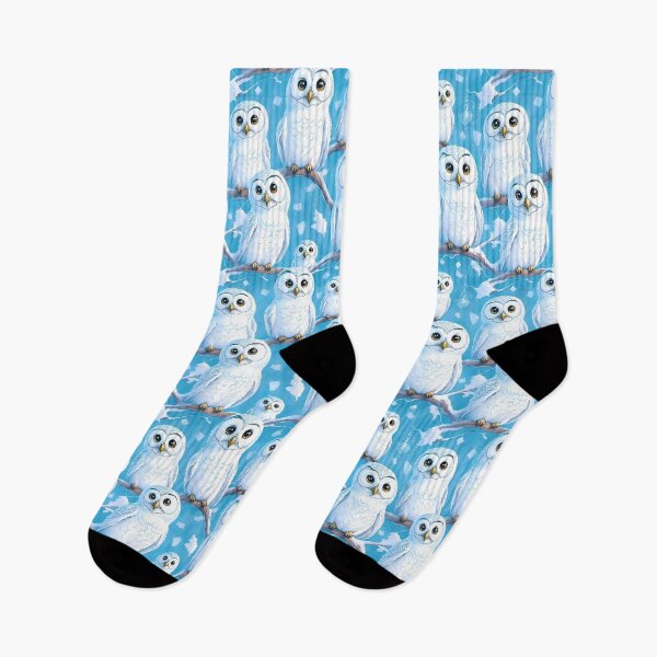 Item preview, Cute Snowy Owls Pattern designed and sold by Pride-Casuals.
