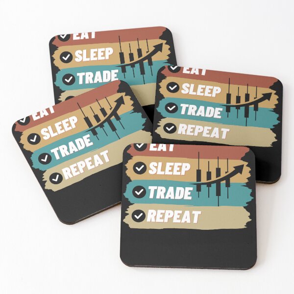 Item preview, Eat Sleep Trade Repeat Funny  designed and sold by BarDesign.