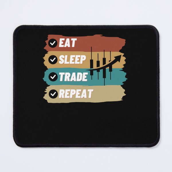 Item preview, Eat Sleep Trade Repeat Funny designed and sold by BarDesign.