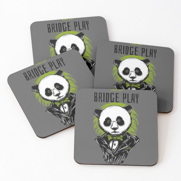 Item preview, Bridge Grand Slam Play, Card gamers, Panda Bear, Tournament designed and sold by BeebopGraphics.