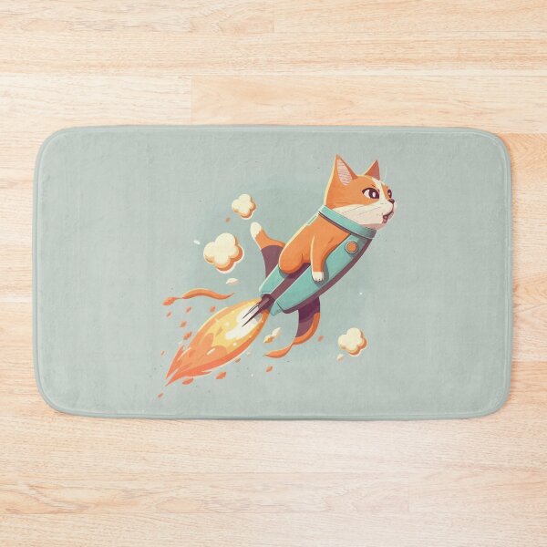 Item preview, Cat Riding a Rocket designed and sold by Amir Faysal.