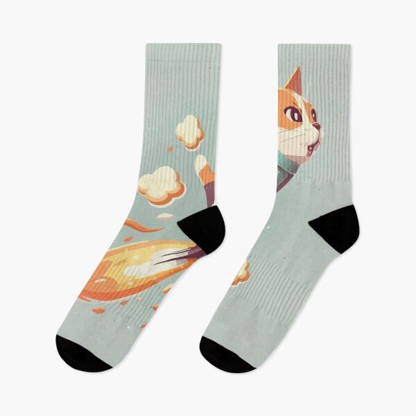 Item preview, Cat Riding a Rocket designed and sold by Amir Faysal.