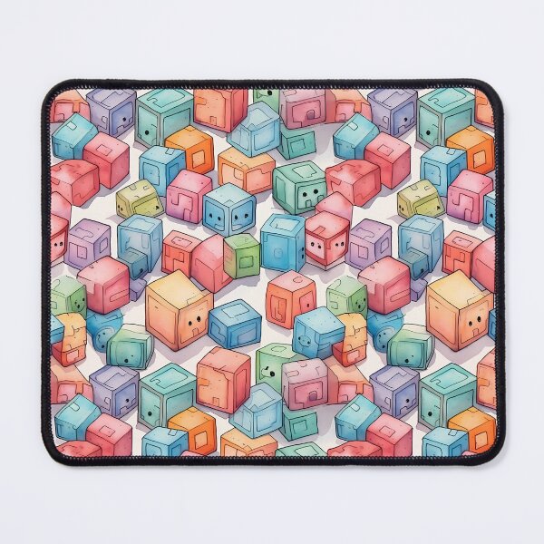 Item preview, Cube joy - water color (watercolor) cube designed and sold by Pixelboys.