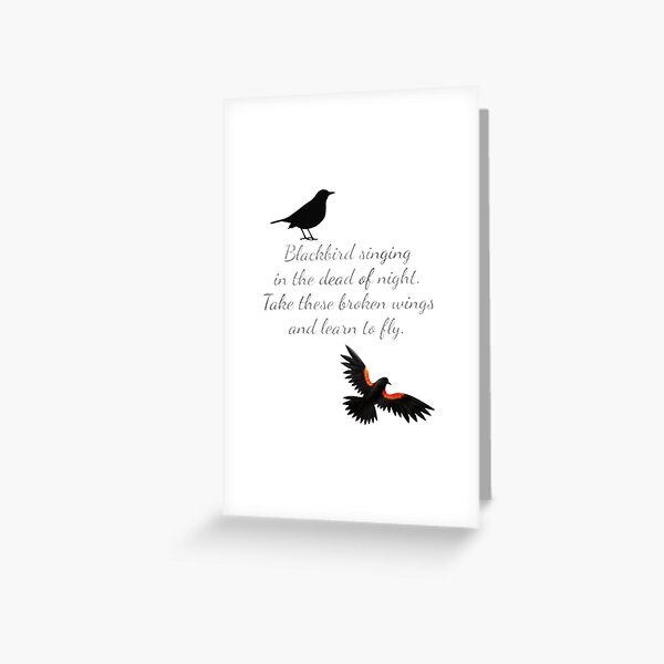 Item preview, Blackbird singing in the dead of night designed and sold by yeremyduvel.
