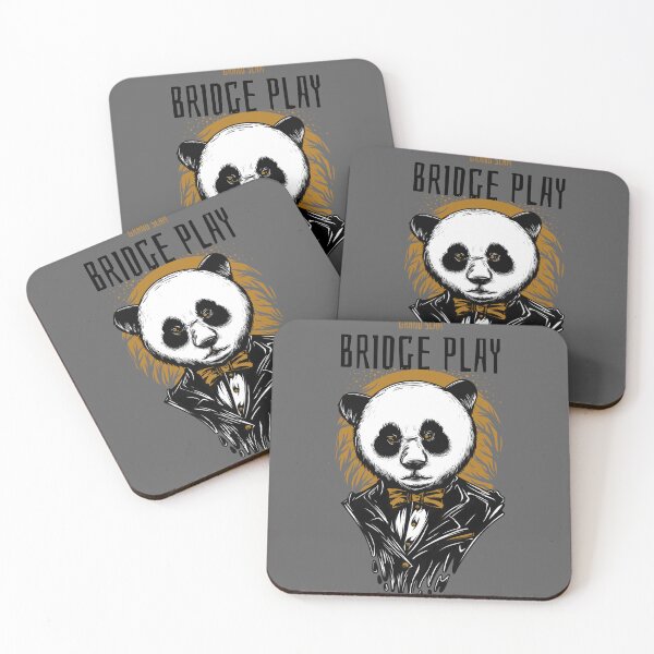 Item preview, Bridge Grand Slam Play, Card gamers, Panda Bear, Tournament designed and sold by BeebopGraphics.