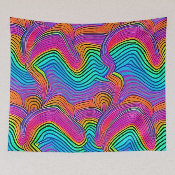 Item preview, Psychedelic Reverie: Vibrant Dreamscape designed and sold by krugerable.