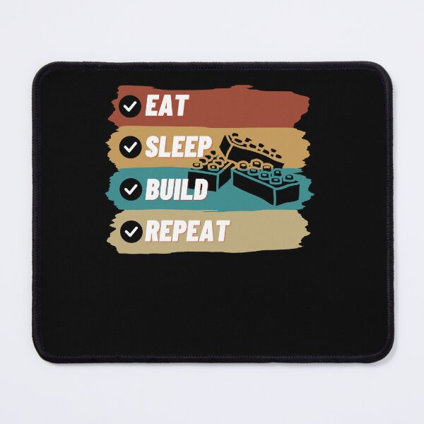 Item preview, Eat Sleep Build Repeat Funny designed and sold by BarDesign.