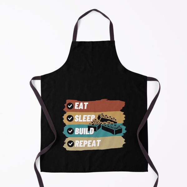 Item preview, Eat Sleep Build Repeat Funny  designed and sold by BarDesign.