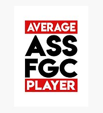 Average FGC player blk Photographic Print