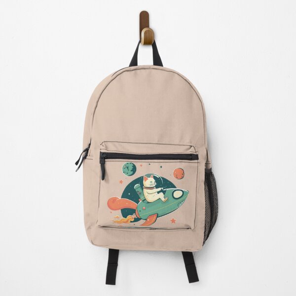 Cat In Rocket Backpacks for Sale Redbubble