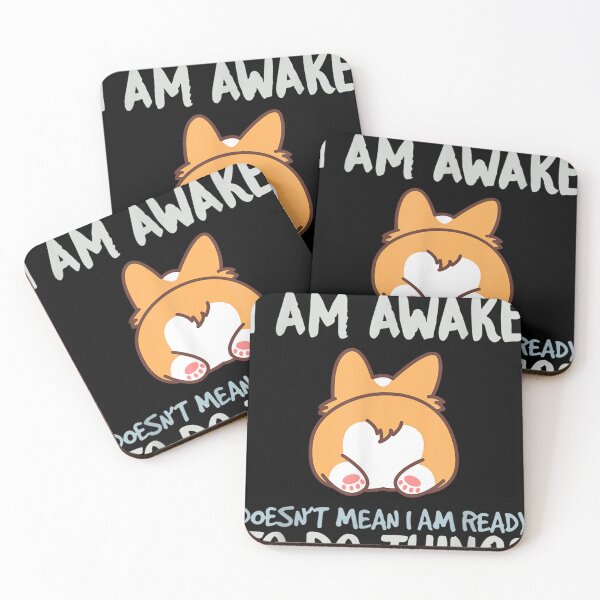 Item preview, Funny Just Because Im Awake designed and sold by Angela Cartwright.